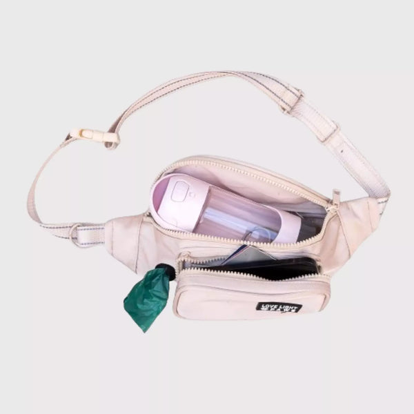 Dog Walking Bag Fanny Pack With Treat Bag And Leash
