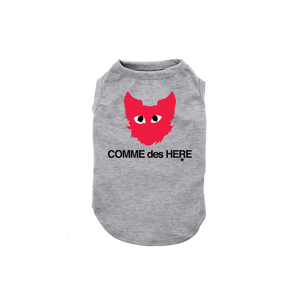 Comme Des Here Designer Dog Shirt
