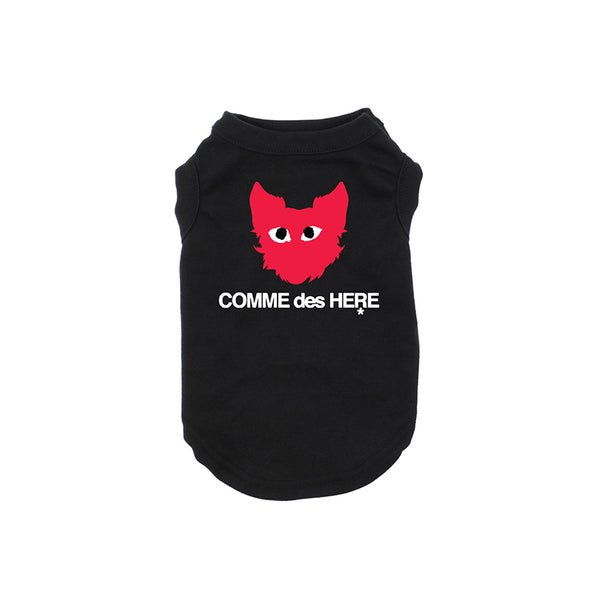 Comme Des Here Designer Dog Shirt