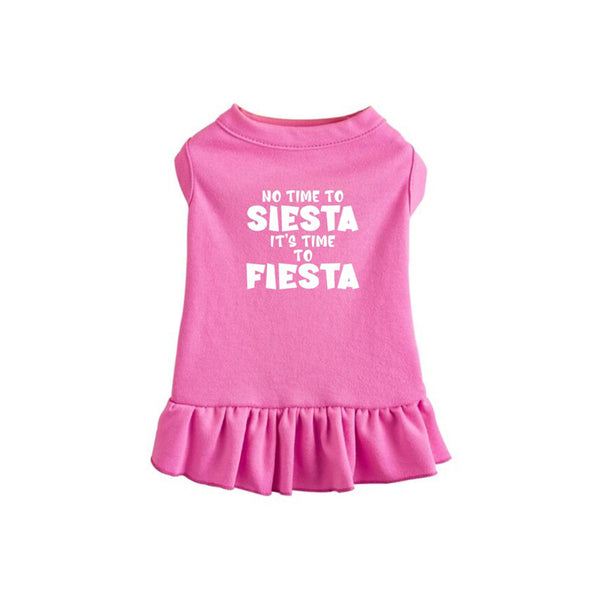 No Time To Siesta It's Time To Fiesta Cinco De Mayo Dog Dress
