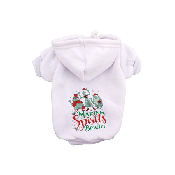 Dog Hoodie Haunted Mansion Making Spirits Bright
