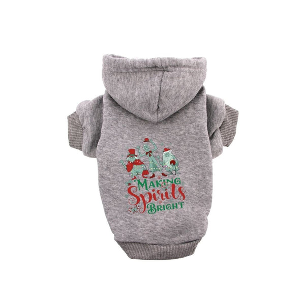 Dog Hoodie Haunted Mansion Making Spirits Bright