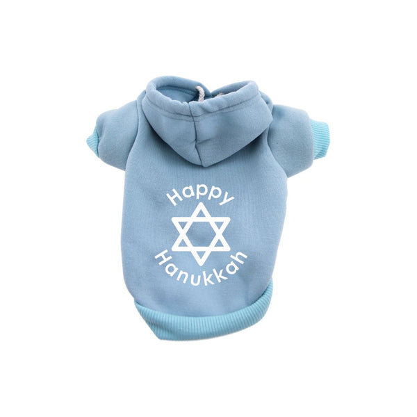 Dog Hoodie Happy Hanukkah