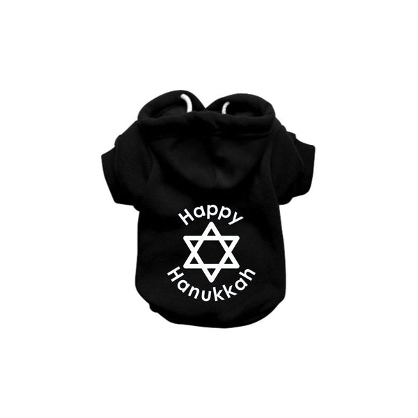 Dog Hoodie Happy Hanukkah