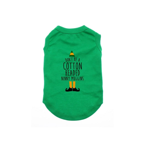 Cotton Headed Ninny Muggins Elf Dog Shirt