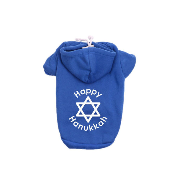 Dog Hoodie Happy Hanukkah