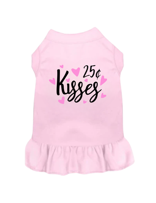 KISSES 25 CENTS DOG DRESS