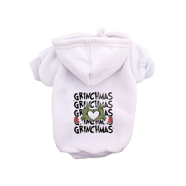 Dog Hoodie Grinchmas