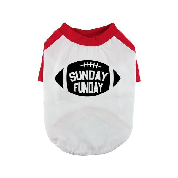 Sunday Funday Dog Baseball Tee