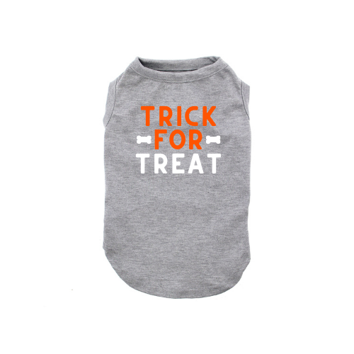 Dog Shirt Holiday Halloween Trick For Treat