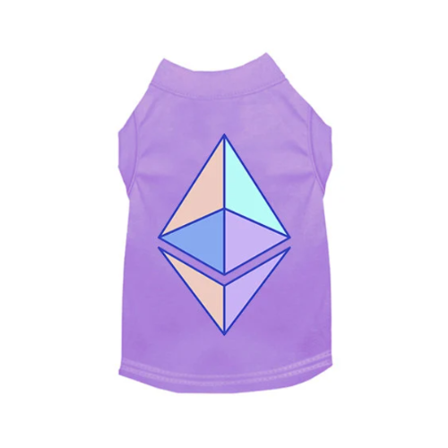 Ethereum Prism Rainbow Dog Shirt