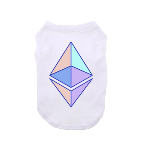 Ethereum Prism Rainbow Dog Shirt