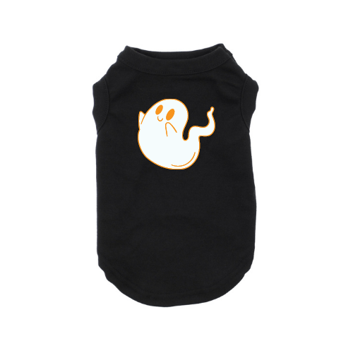 Dog Shirt Holiday Halloween Cute Ghost