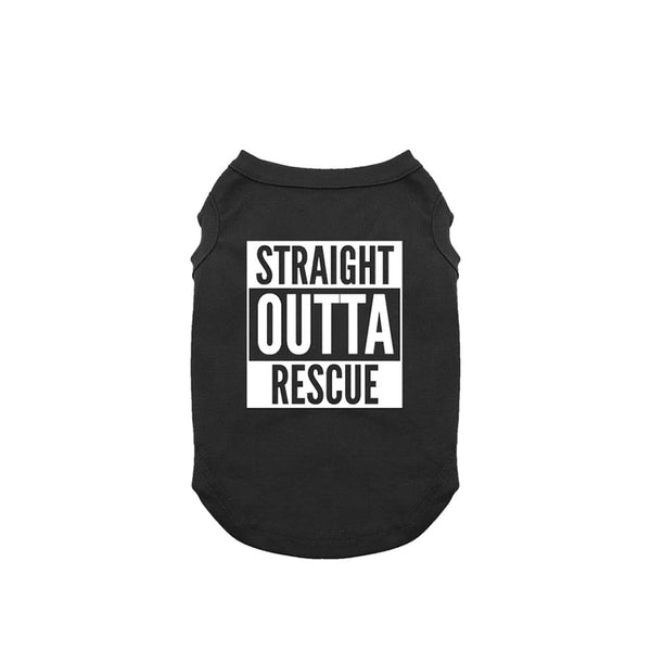 Straight Outta Rescue Dog Shirt