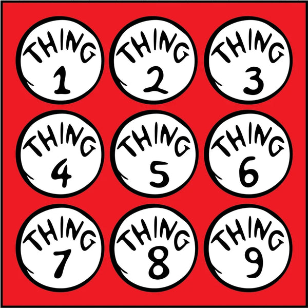 Thing 1 Dog Shirt (Numbers 1 - 9)