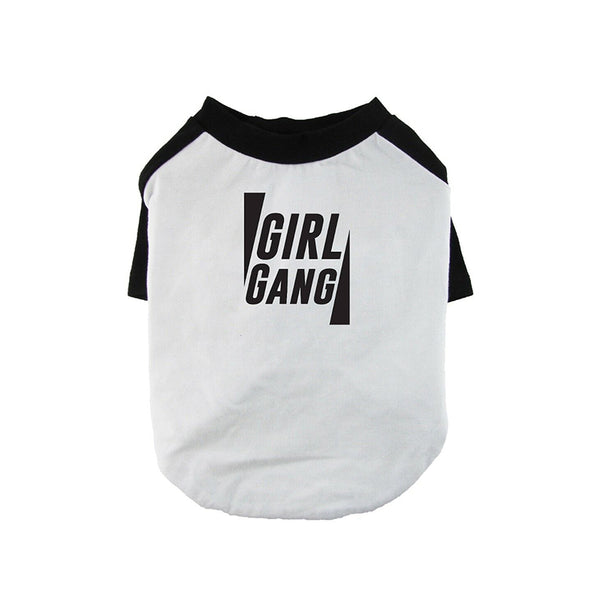 Girl Gang Dog Baseball Tee