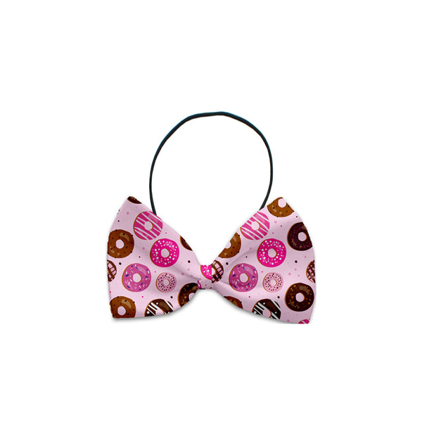 Pink Donut Pet Bow Tie