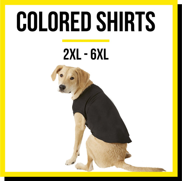 'Solid Dog Shirts (2XL - 6XL)' - Customized