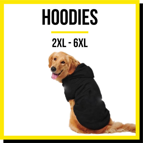 Blank Dog Hoodies (2XL - 6XL)