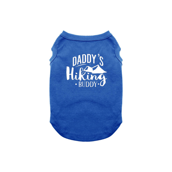 Daddy's Hiking Buddy Dog Shirt