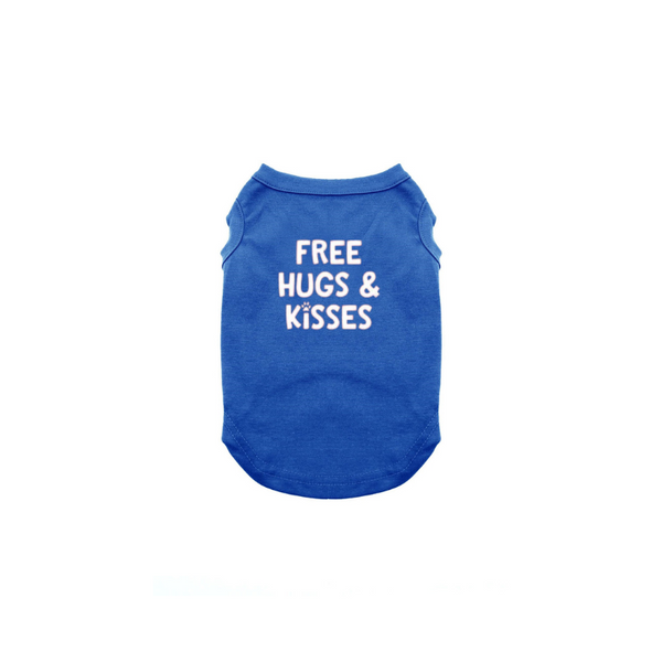 Free Hugs & Kisses Dog Shirt