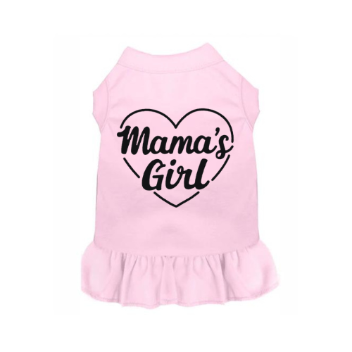 Mama's Girl Heart Dog Dress Plain Pet Dress Dog Dress