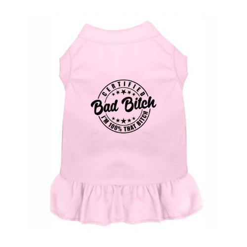 Certified Bad Bitch Dog Dress Pet Dress Cat Dress