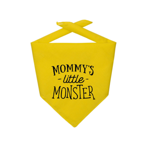 Mommy's Little Monster Dog Bandana