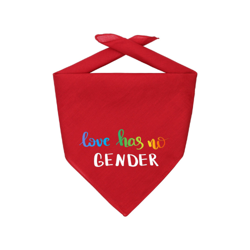 Love Has No Gender Dog Bandana