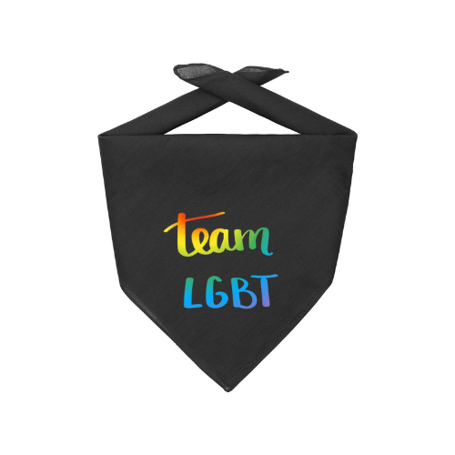 Team LGBT Dog Bandana