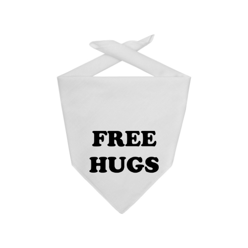 Free Hugs Dog Bandana