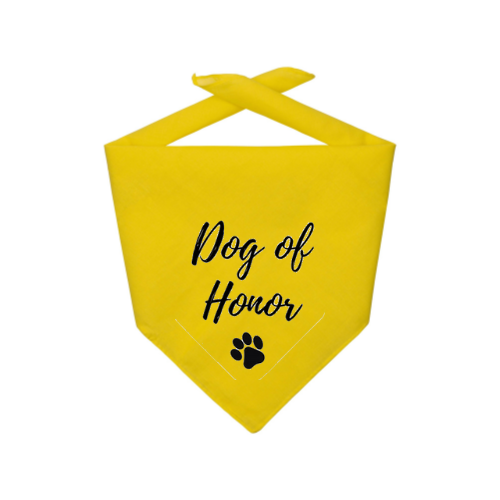 Dog Of Honor Dog Bandana