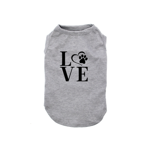 LOVE Heart Paw Dog Shirt