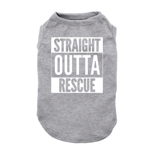 Straight Outta Rescue Dog Shirt