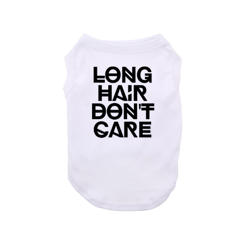 Long Hair Don't Care Dog Shirt