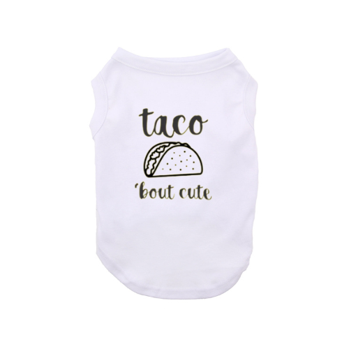 Taco Bout Cute Dog Shirt Cinco de Mayo Pet Tee