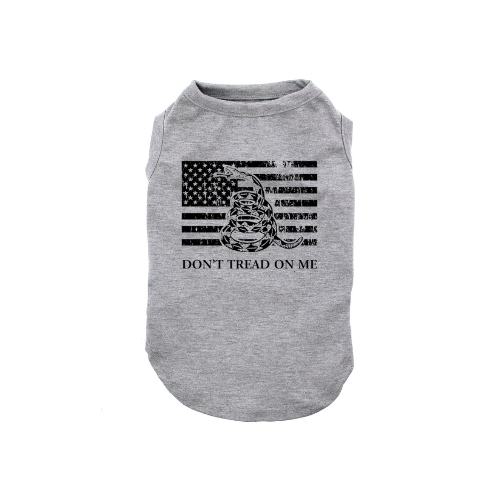 Gadsden Flag Don't Tread On Me Tactical Dog Shirt