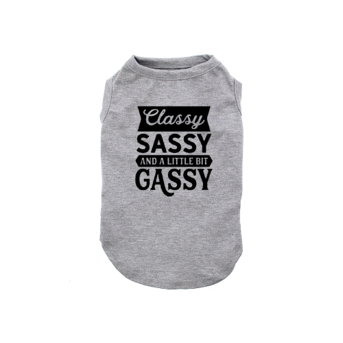 Classy Sassy And A Little Bit Gassy Dog Shirt