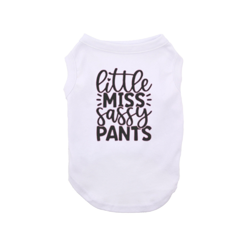 Little Miss Sassy Pants Dog Tee