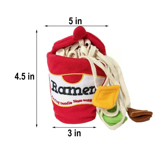 Ramen Dog Snuffle Toy