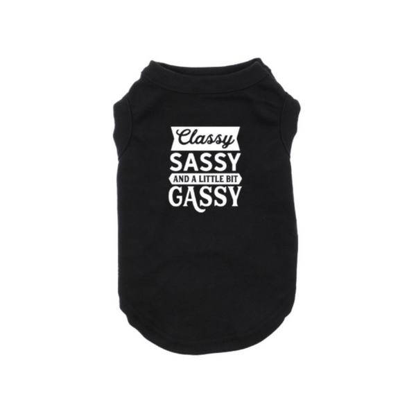 Classy Sassy And A Little Bit Gassy Dog Shirt