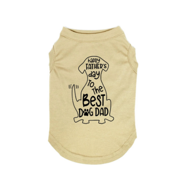 Happy Father's Day to the Best Dog Dad Shirt