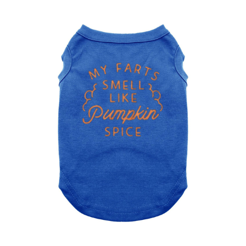 Dog Shirt Holiday Halloween My Farts Smells Like Pumpkin Spice