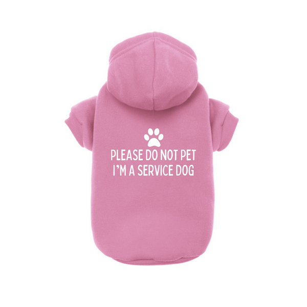 Dog Hoodie Working Dog Please Do Not Pet I'm A Service Dog