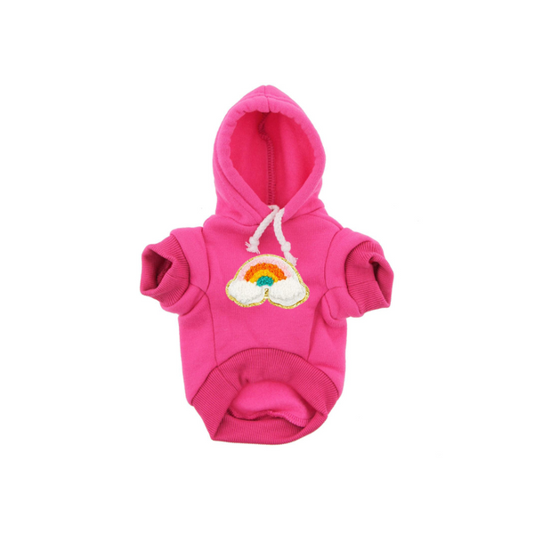 Rainbow Dog Hoodie