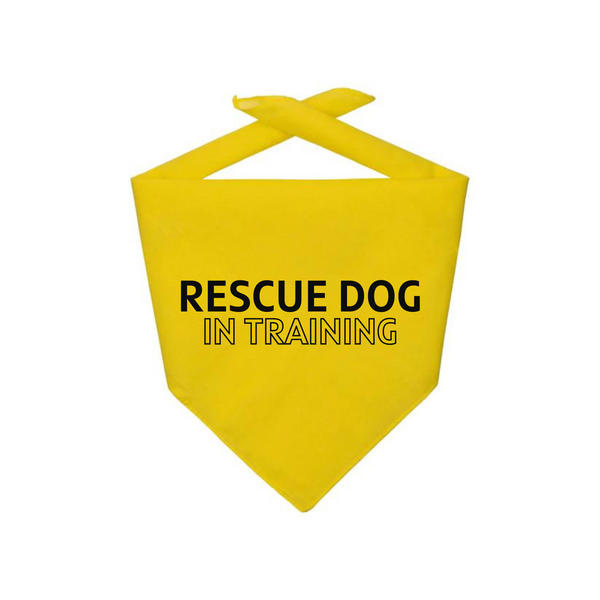 Dog Bandana Working Dog Rescue Dog in Training