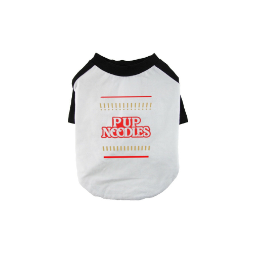 Pup Noodles Raglan Shirt Dog