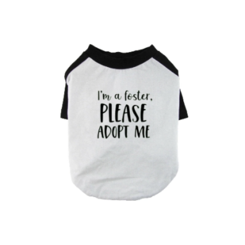 I'm A Foster Please Adopt Me Baseball Tee