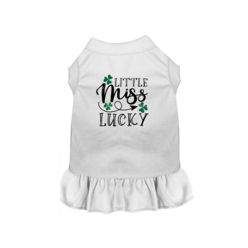 St Patricks Day Dog Dress Pet Dress Little Miss Lucky Irish