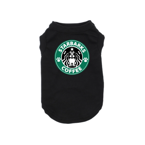 Starbucks Parody Starbarks Dog Shirt